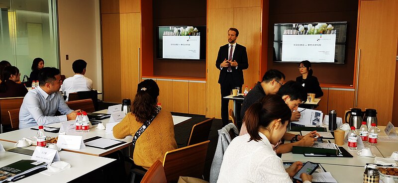 Workshop zum Thema &bdquo;Investition in Deutschland&ldquo;