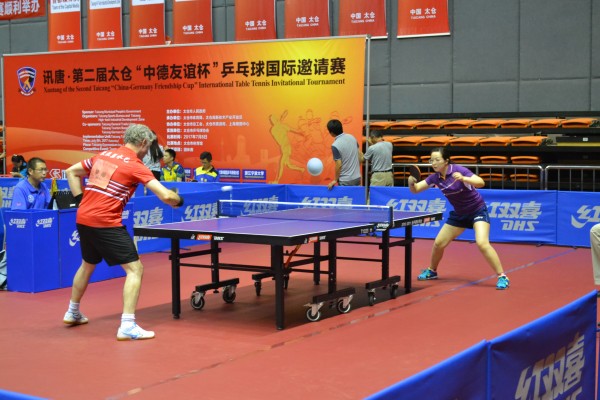 Taicang China - Germany Friendshipcup International Table Tennis / Schindhelm Team